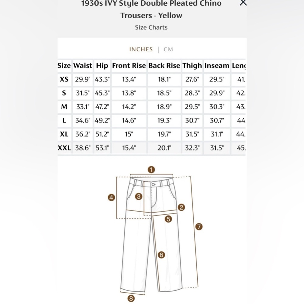 1930s IVY Style Double Pleated Chino Academia Trousers Khaki OLD MONEY UNISEX - Picture 12 of 15
